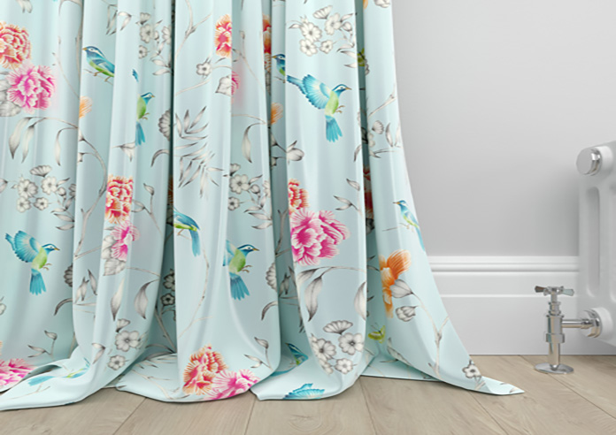 Borneo, Powder Blue - Made to Measure Curtains - Image 6